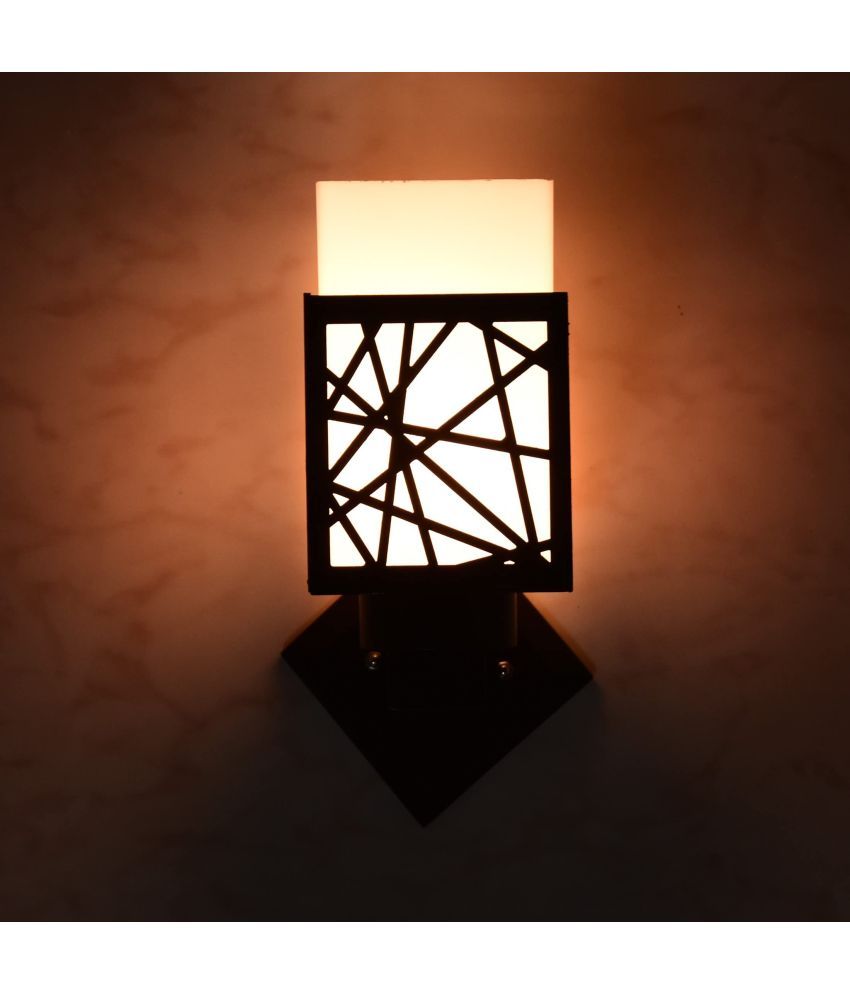     			AFAST Black Up Light Wall Lamp ( Pack of 1 )