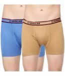 Pack of 2 Dollar Bigboss Assorted Solid Cotton Blend Men Trunk