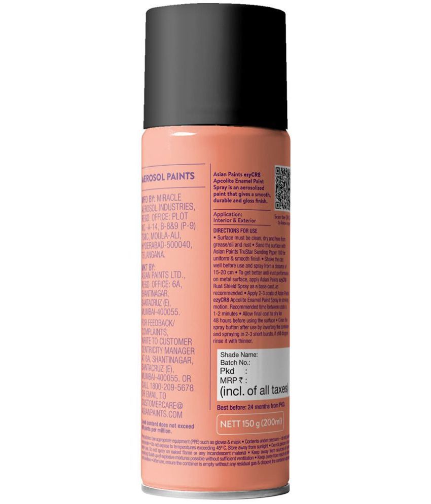 Buy Asian Paints Spray Paint Upto 300 ML Online at Low Price in India