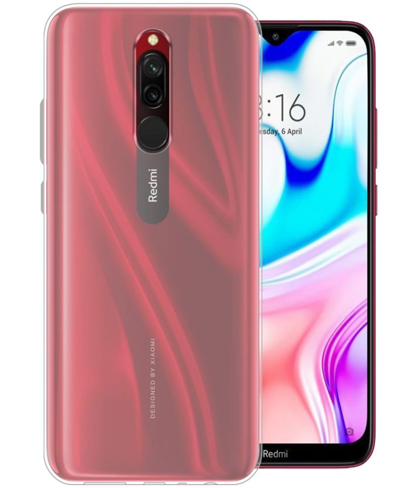     			Fashionury Transparent Plain Cases For Xiaomi Redmi 8 -