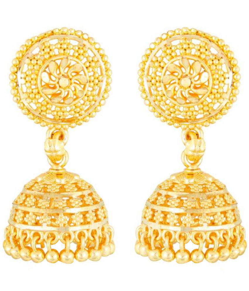    			Vighnaharta Daisy Flower Gold Plated White Polki studded alloy Stud Earring for Women and Girls- (VFJ1470ERG-WHITE)
