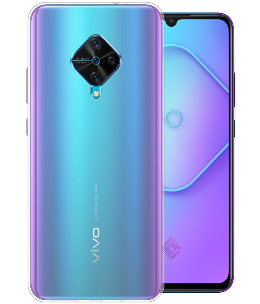     			Fashionury Transparent Plain Cases For Vivo S1 Pro -