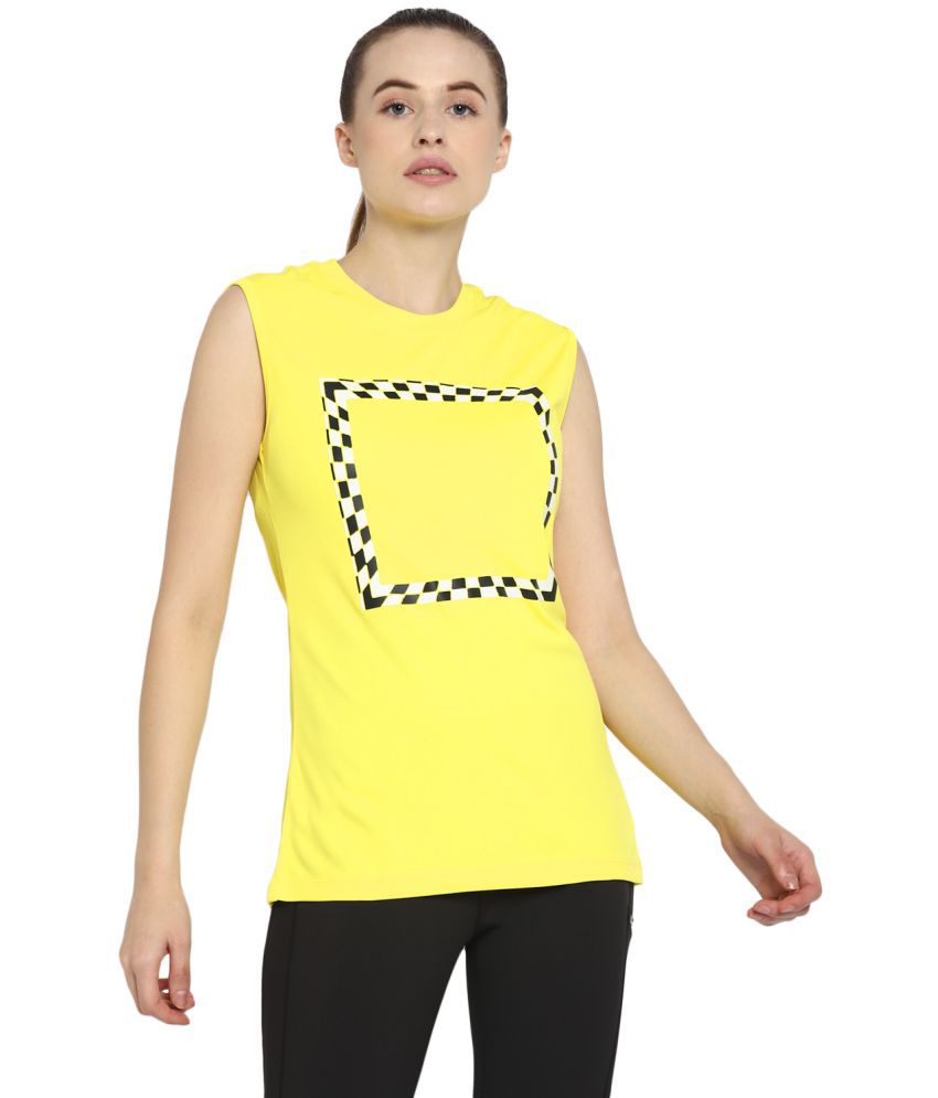     			OFF LIMITS Yellow Polyester Tees - Single