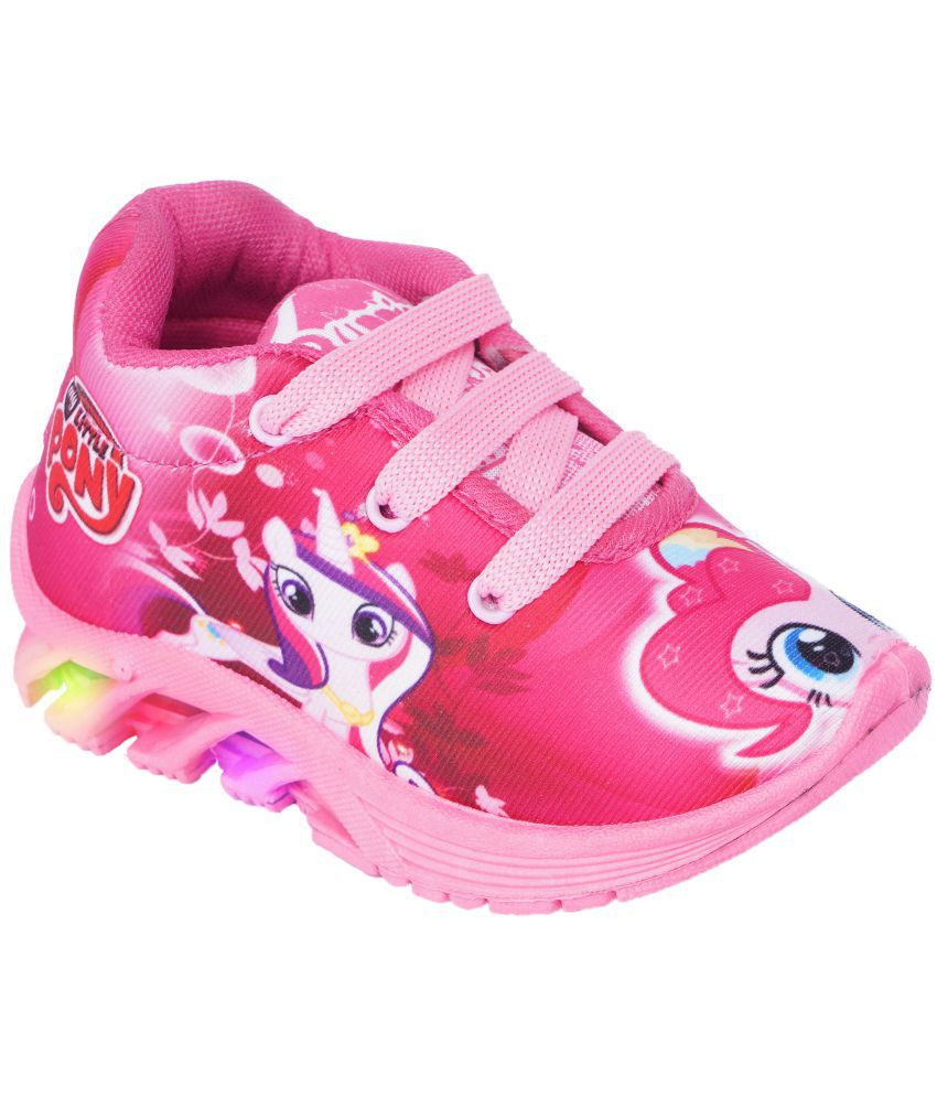     			BUNNIES Baby Boys And Baby Girls LED Leight Indian Walking Shoes (1 Years To 5 Years )