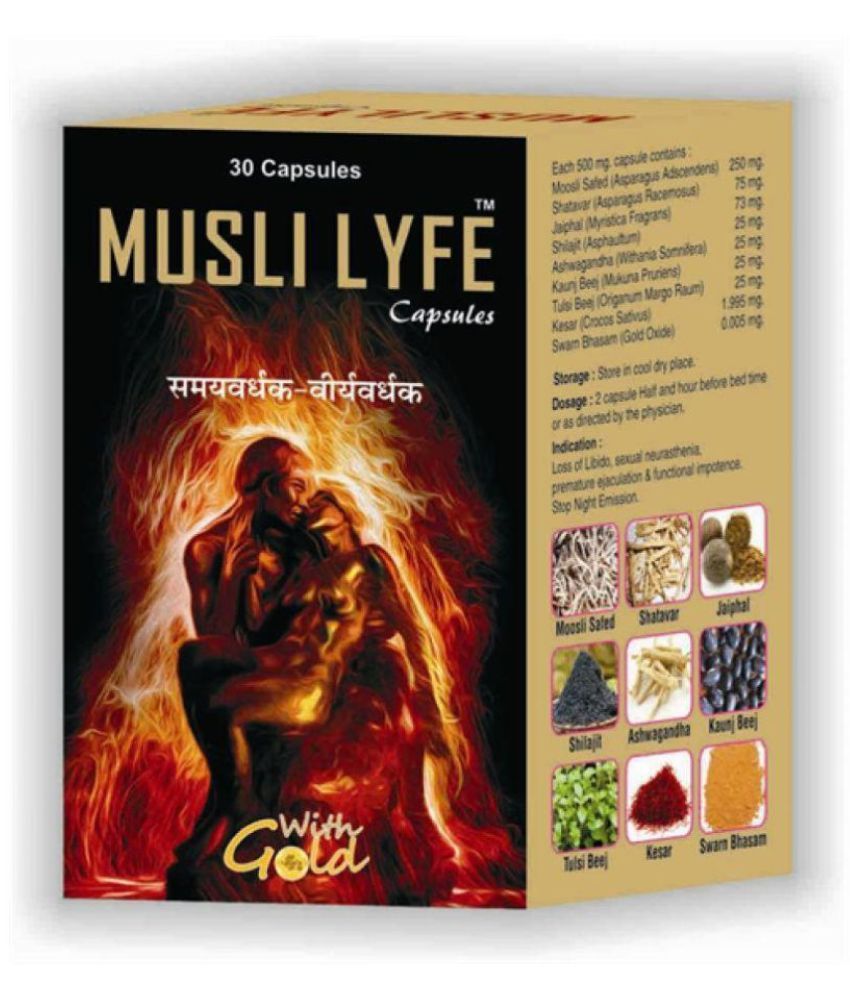     			Cackle's Musli Lyfe Herbal Capsule 30 no.s