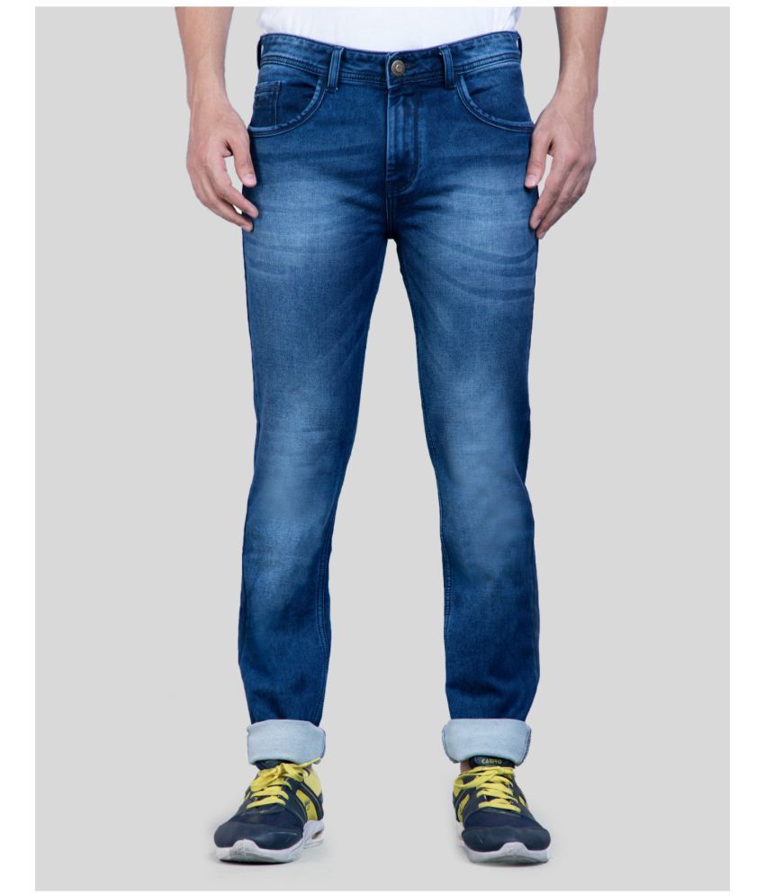     			HJ HASASI Blue Slim Fit Jeans