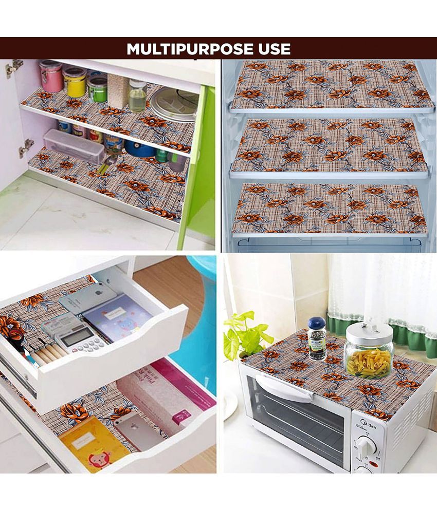 HOMETALES PVC Table Mat & Coaster Set of 12 (6 Pcs. Mats & 6 Pcs