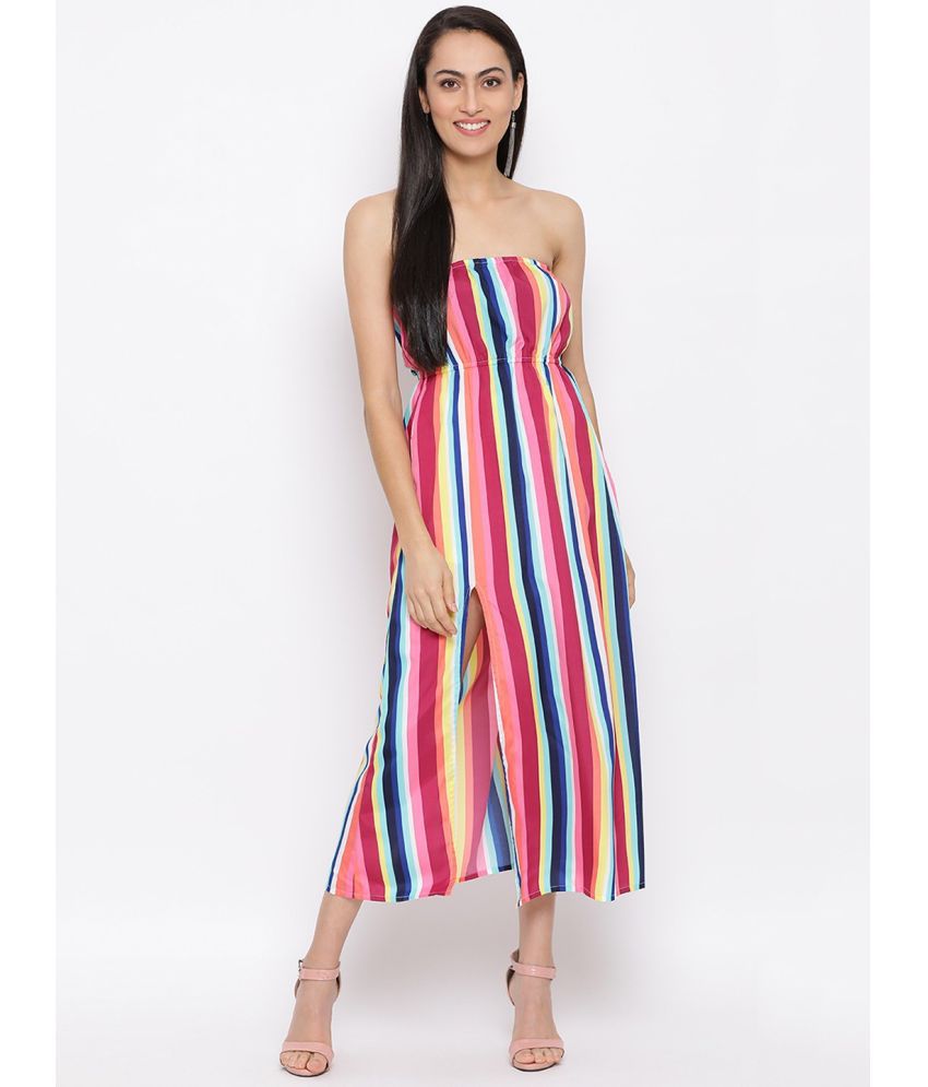     			ALL WAYS YOU Polyester Multi Color A- line Dress -