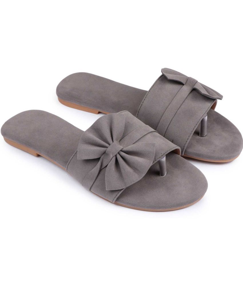     			Anjaneya Creations Gray Flats