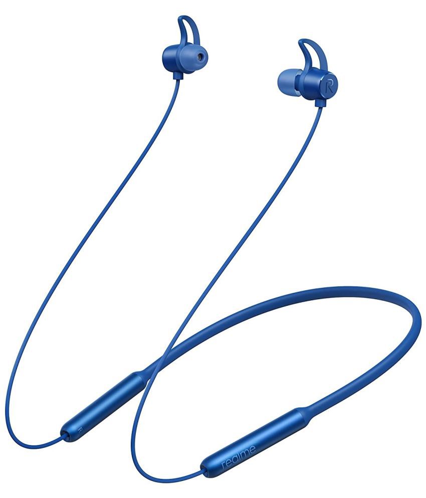 Realme Buds Wireless Neckband Wireless With Mic Headphones/Earphones Blue