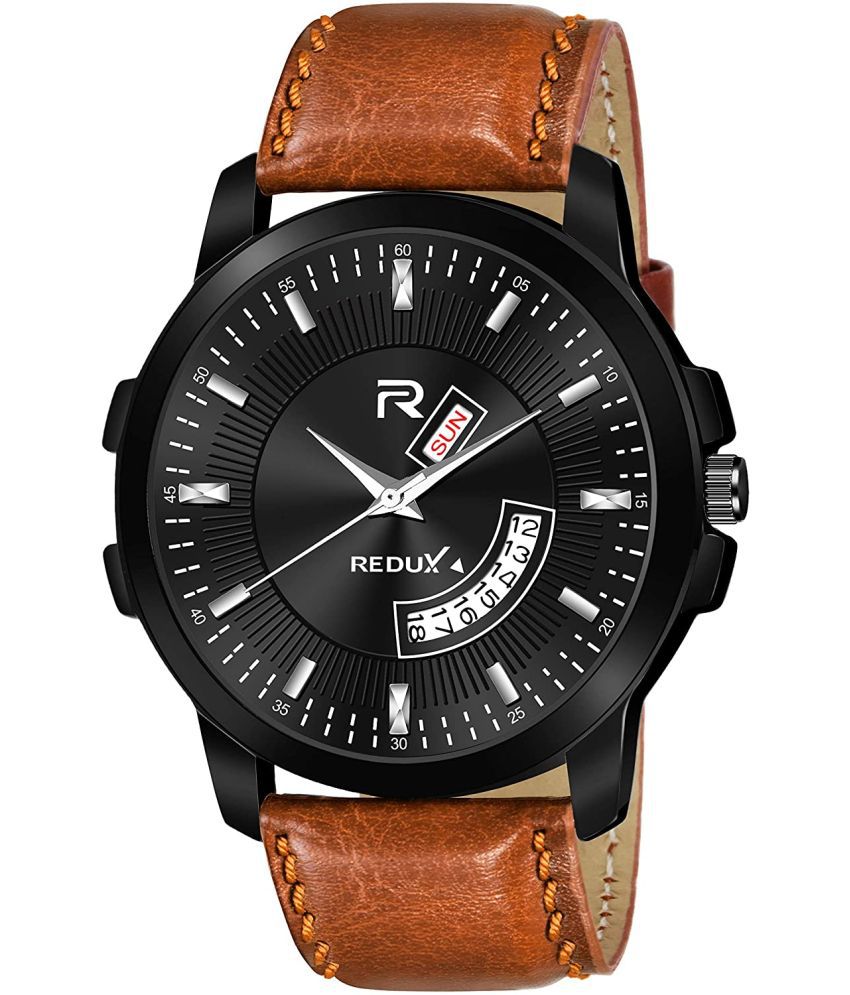     			Redux RWS0360S Black Dial Leather Analog Men's Watch