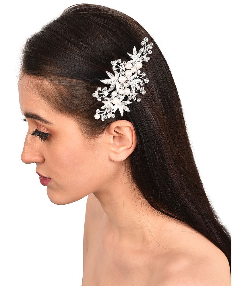 Buy Vogue Silver Party Hair Clip Online at Best Price in India - Snapdeal