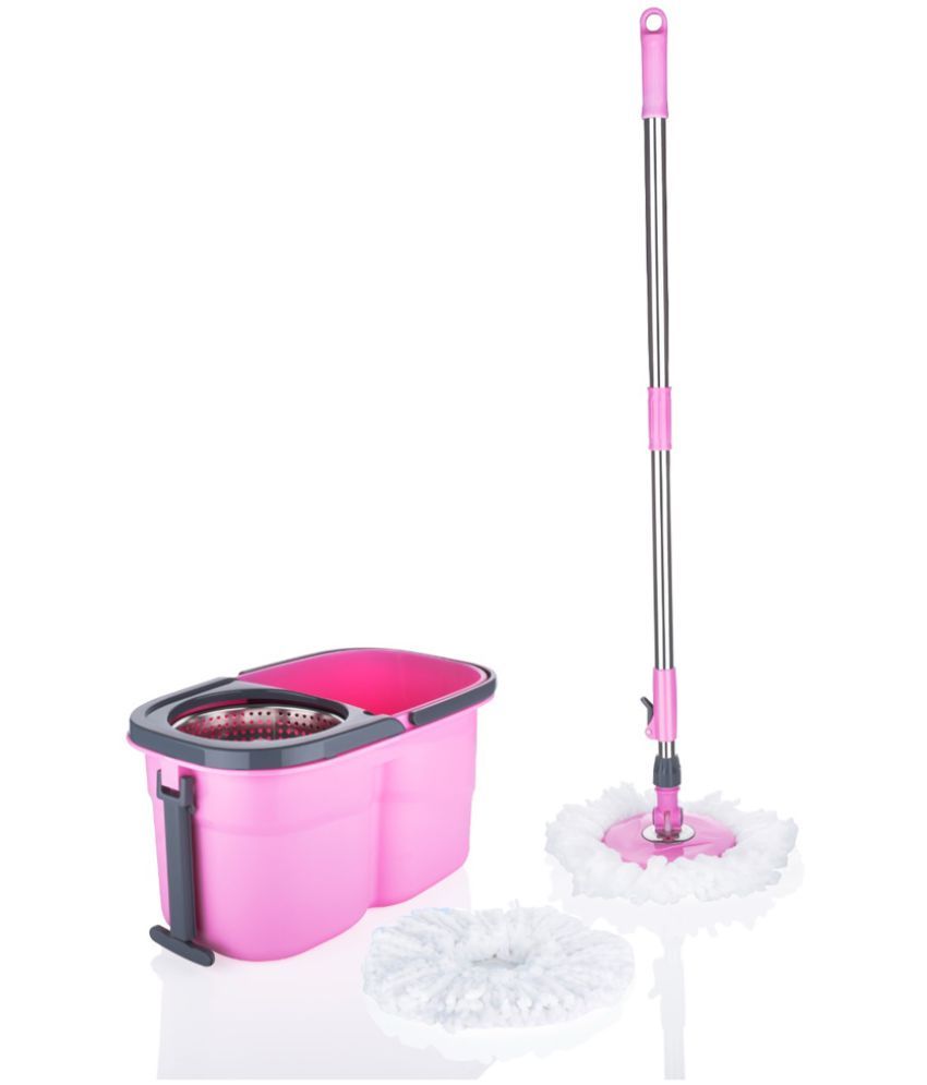 Beezy Double Bucket Mop Classic Bucket Magic Spin Cleaning Bucket Mop