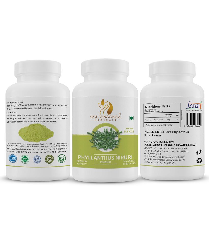     			GOLDENACACIA HERRBALS Phyllanthus 150gm Powder Powder 1 gm