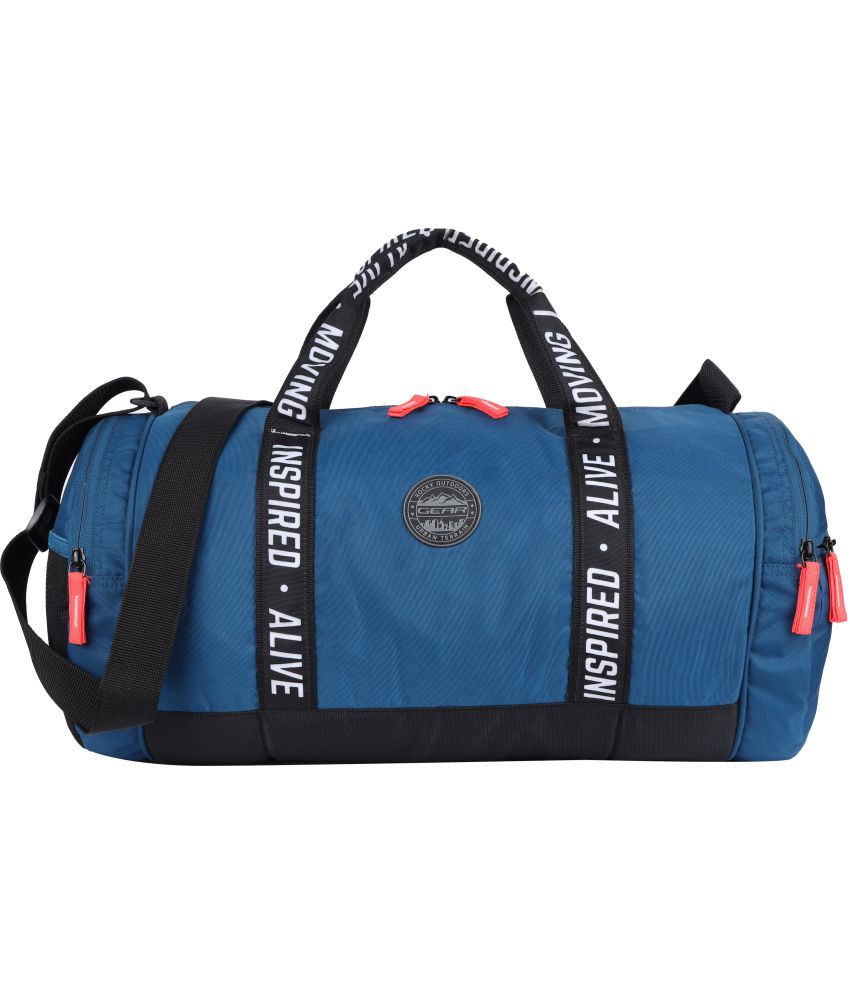     			Gear - Blue Polyester Duffle Bag