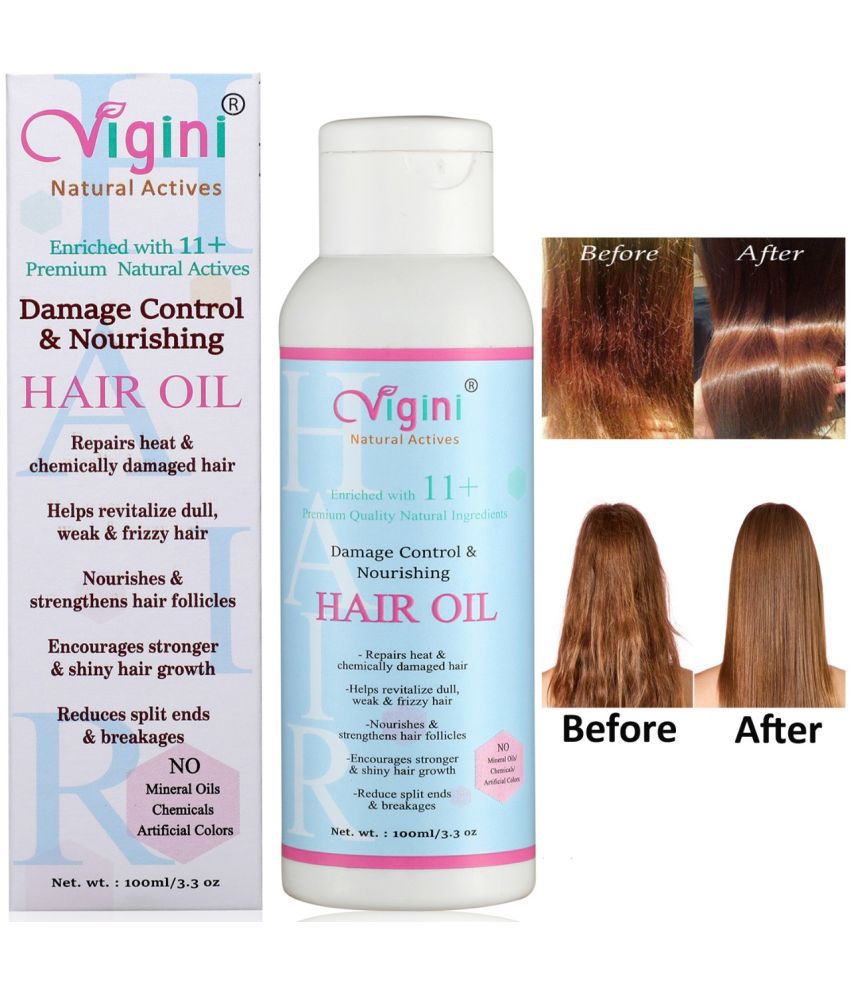     			Vigini Onion Hair Regrowth Oil for Hair Growth Oil & Hair Fall Oil Shampoo 100 mL