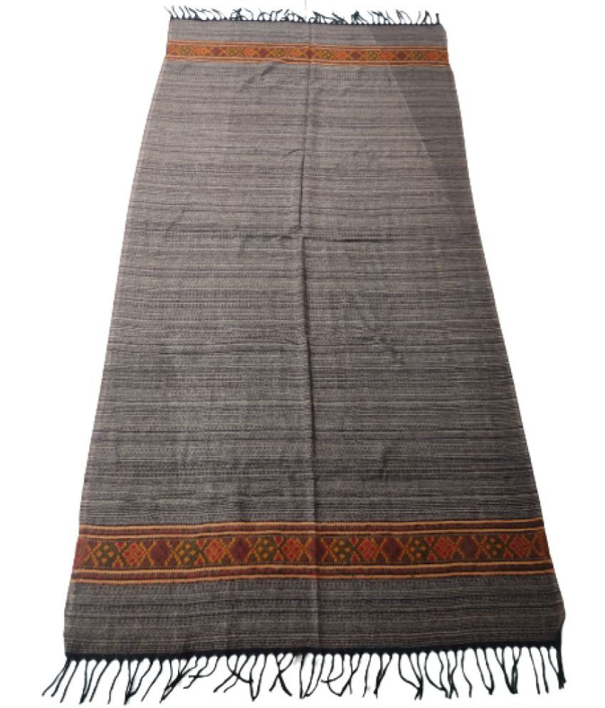     			new india trends Brown Kashmiri Shawl - Single