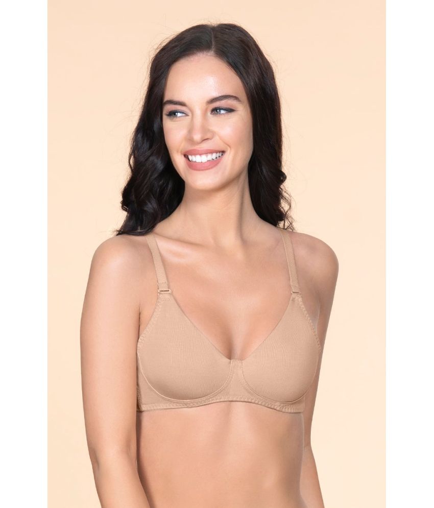     			Amante Cotton Seamless bra - Beige Single