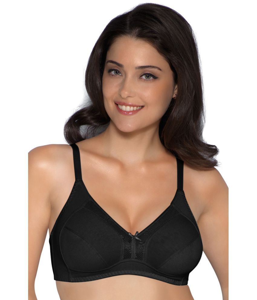     			Amante Cotton Seamless bra - Black Single