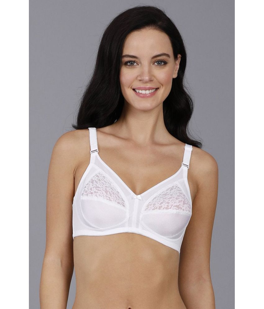     			Amante Polyamide Shaping Bra - White Single