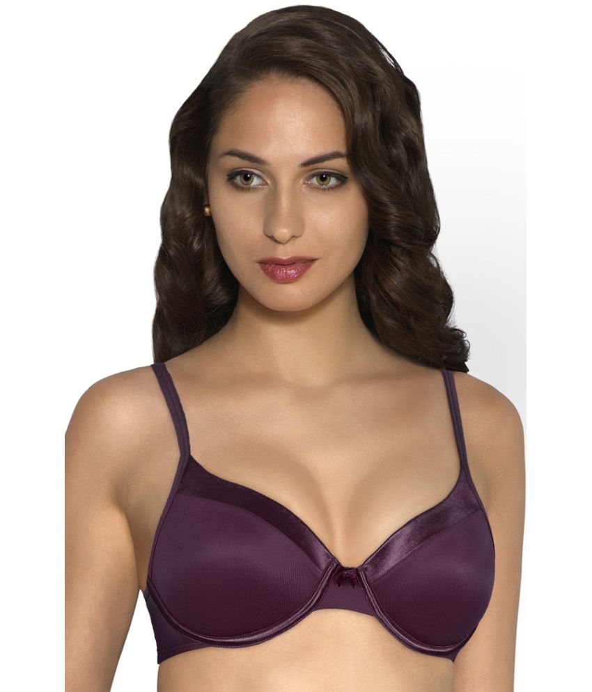     			Amante Polyamide T-Shirt Bra - Purple Single