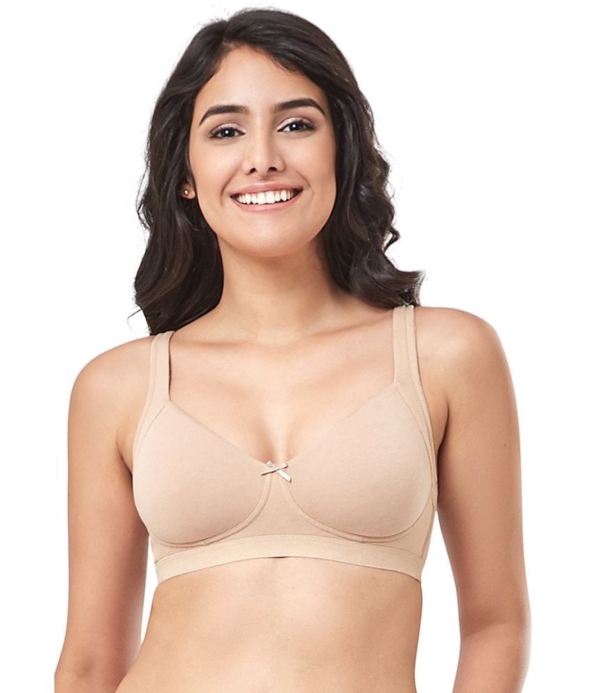     			Everyde by Amante Cotton Seamless Bra - Beige Single