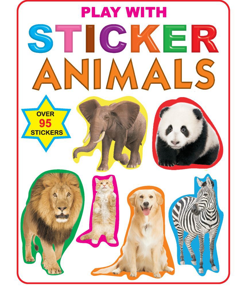     			Play With Sticker - Animals - Early Learning Book