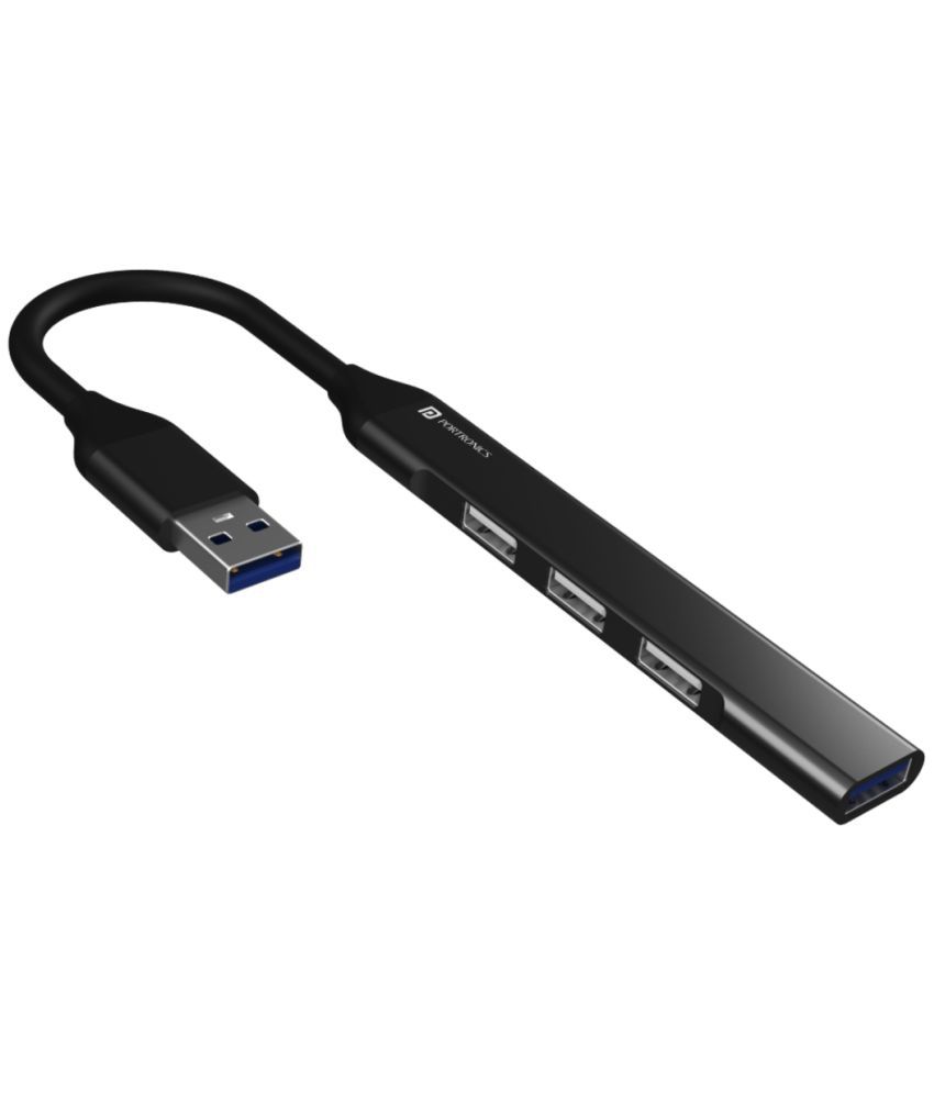     			Portronics Mport 31:4 Ports USB Hub ,Grey (POR 1484)