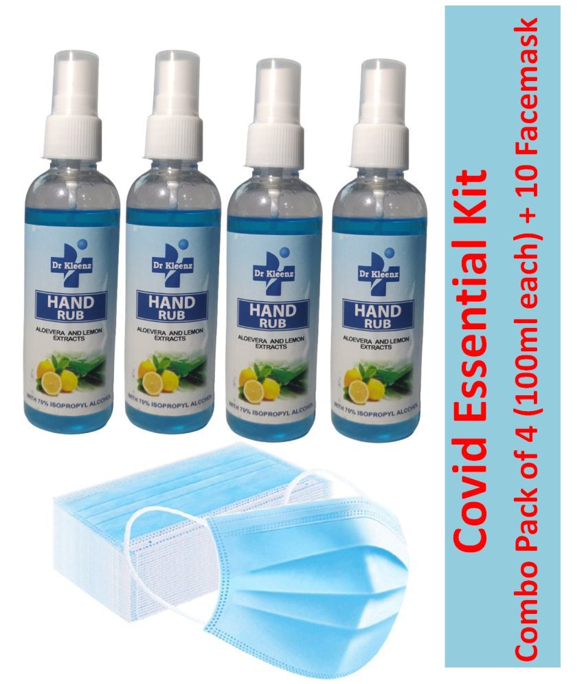     			Dr Kleenz - Antibacterial Hand Sanitizer 400 mL (Pack of 4)