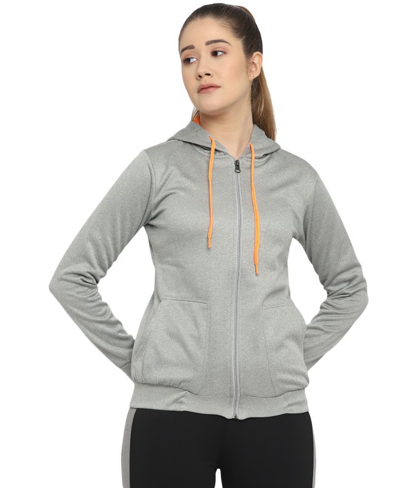     			OFF LIMITS - Grey Polyester Women's Jacket