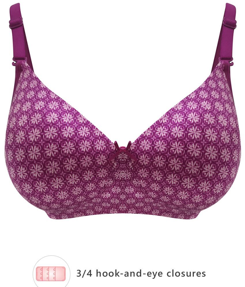     			Clovia Polyamide Women's T-Shirt Bra ( Purple )