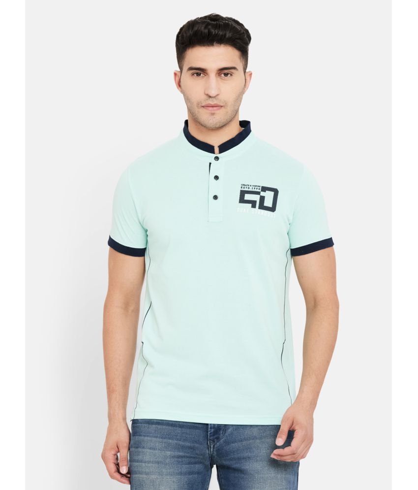     			Duke Green Printed Polo T Shirt