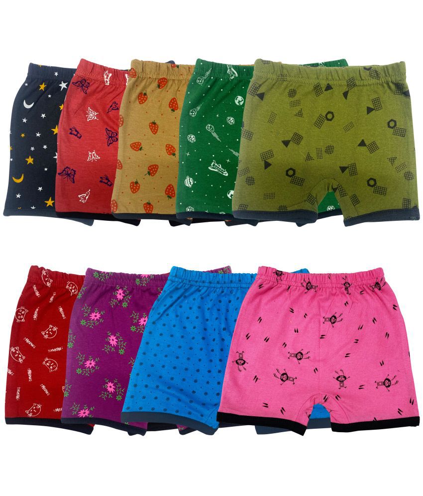     			DIAZ Bloomers | Underwear for Kids/Boys/Girls | Baby Pants | Baby Boys' & Baby Girls' Cotton Bloomers | Unisex-Child's Cotton Bloomers | Cotton Bloomers (Pack of 9)