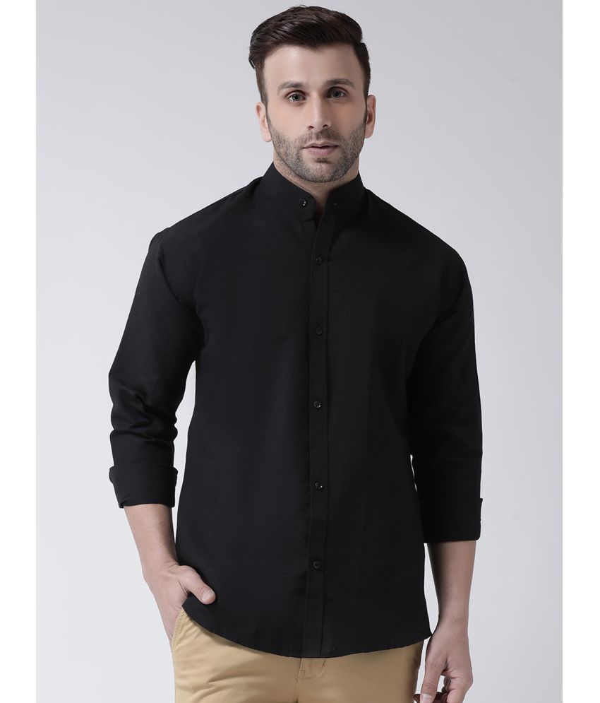 RIAG 100 Percent Cotton Black Shirt