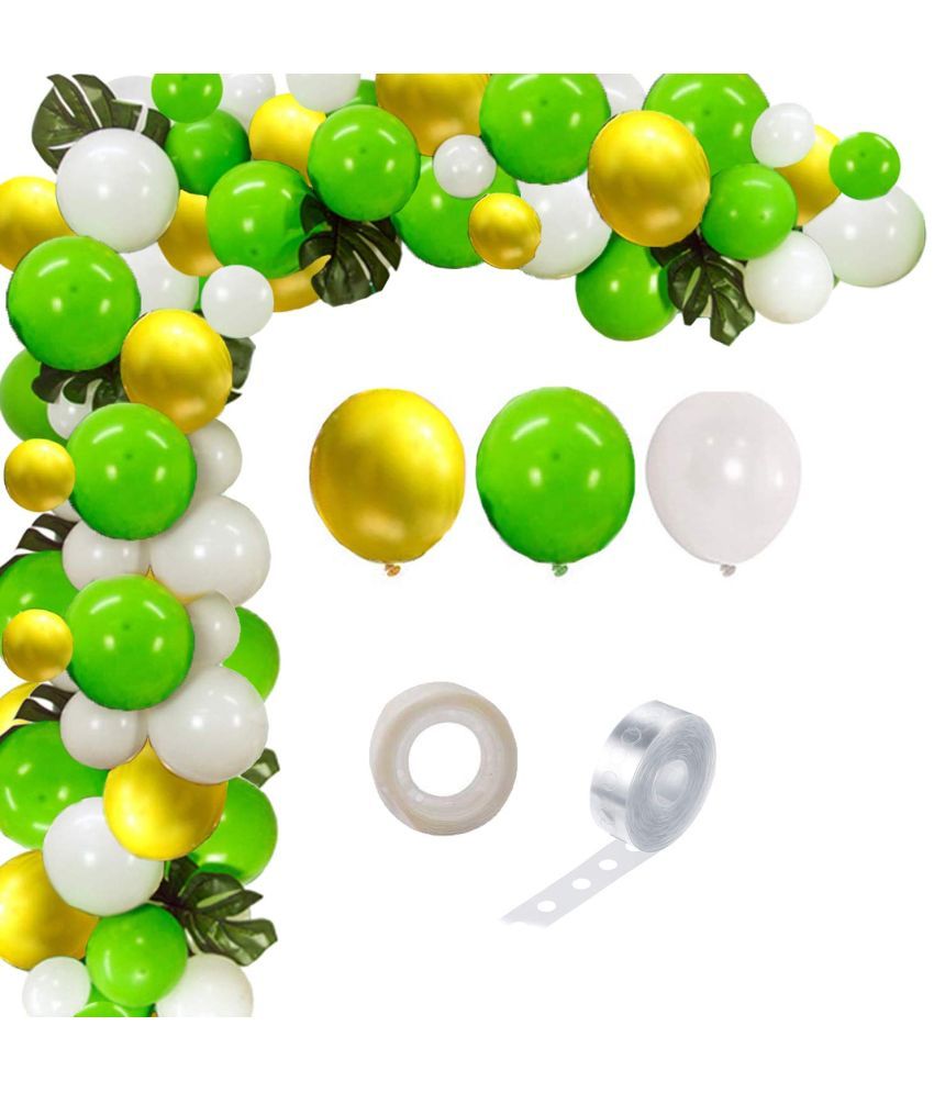     			Party Propz Jungle Safari Theme Birthday Supplies Balloon Garland Kit - 102Pcs Favors for Kids Boys Birthday Baby Shower Decor, Balloons for Parties, Birthday Balloons Decorations