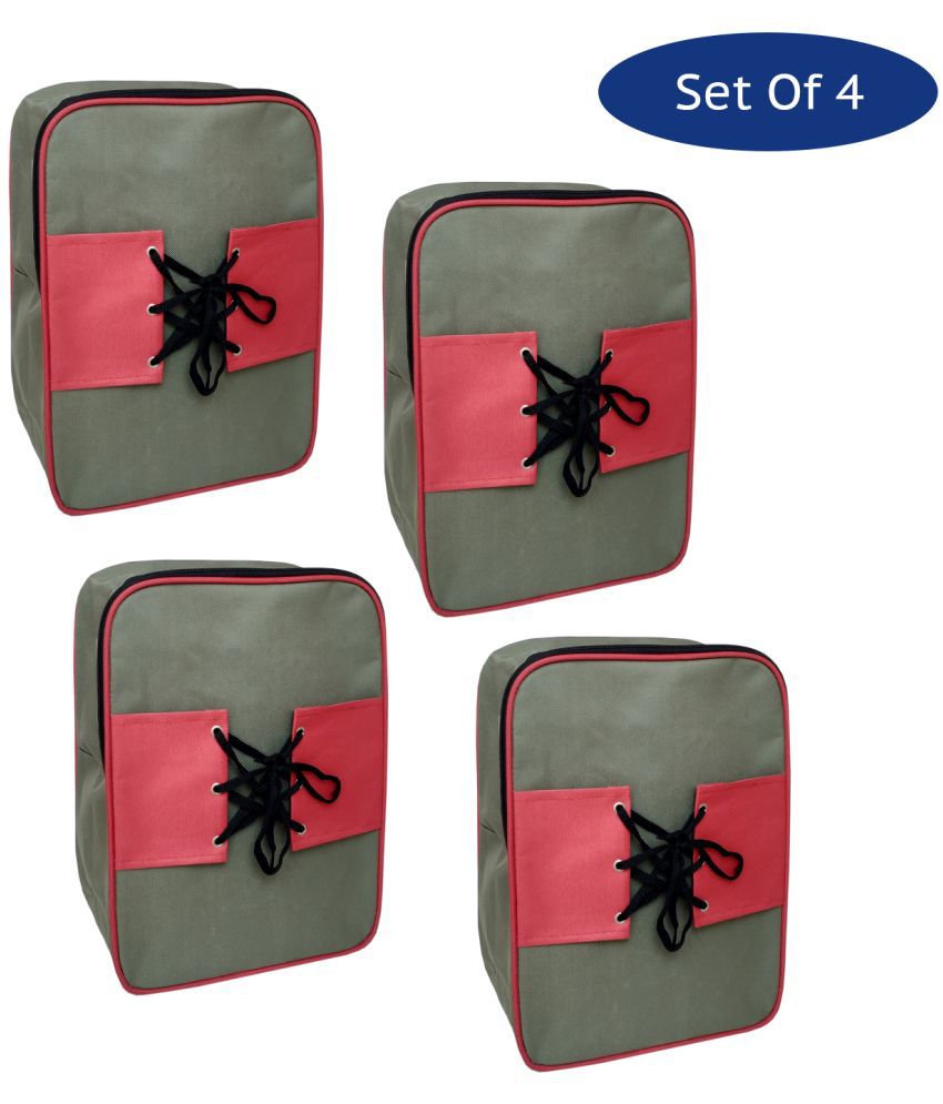    			Sh Nasima Water Proof Shoe Cover Storage Travel Tote Bag Multi-Purpose Portable Rack Foldable Organizer Wardrobe Pack Of