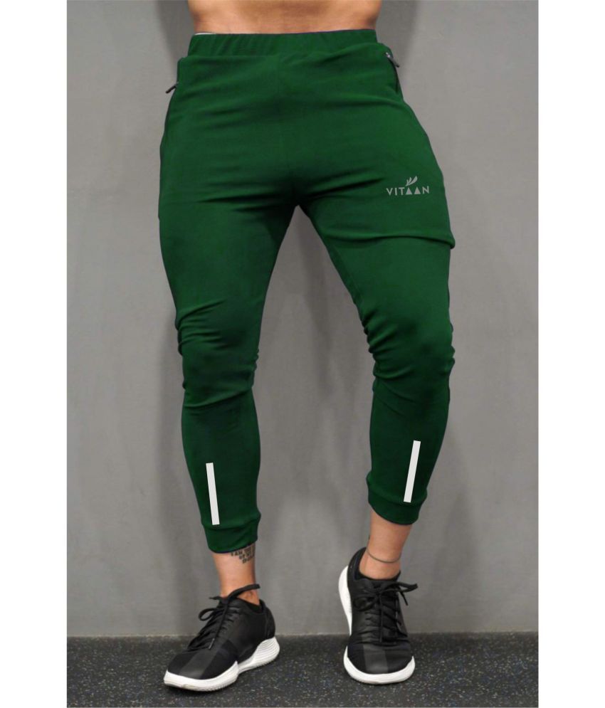 Buy Vitaan - Green Lycra Men's 