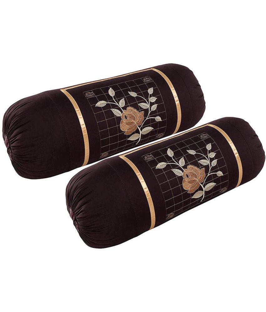 Bharti Homes Set of 2 Cotton Bolster Covers