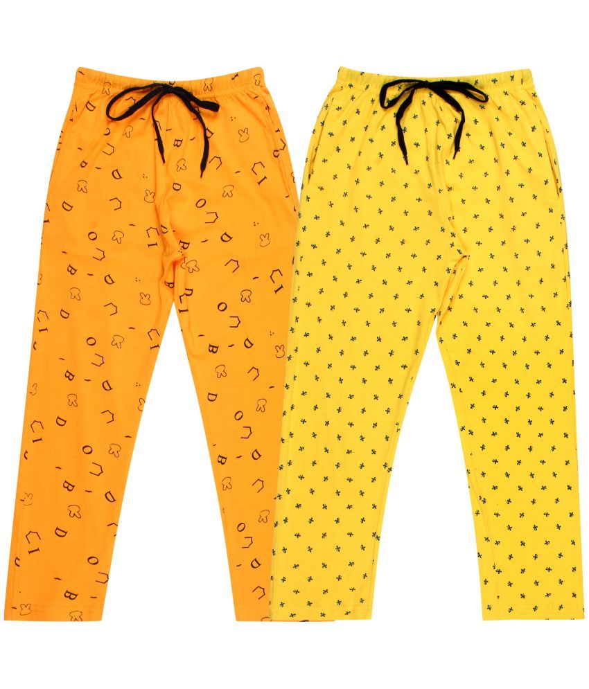     			DIAZ Kids Cotton printed Trackpant/Trousers/Lower Combo pack of 2