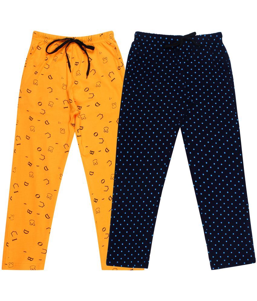     			DIAZ Kids Cotton printed Trackpant/Trousers/Lower Combo pack of 2