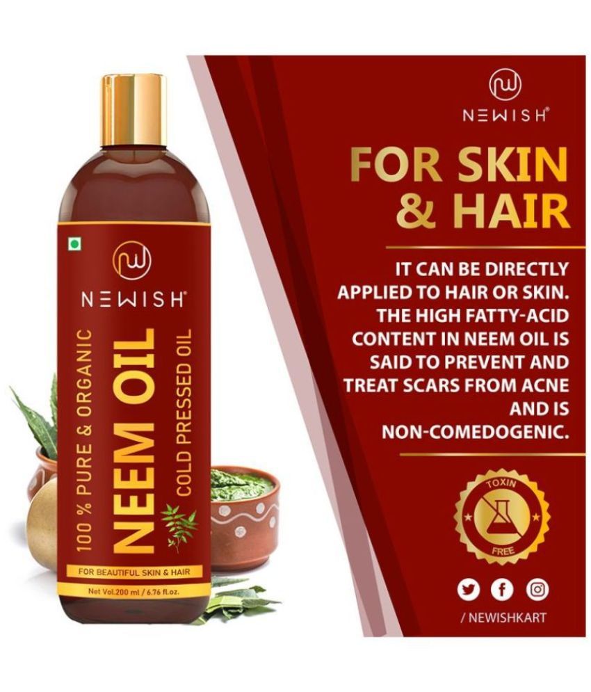 Newish Neem Oil 200 mL Buy Newish Neem Oil 200 mL at Best Prices in