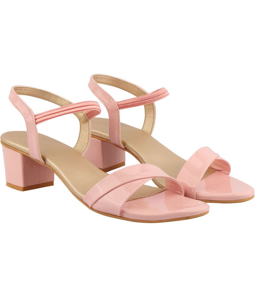     			Shoetopia - Pink Women's Sandal Heels