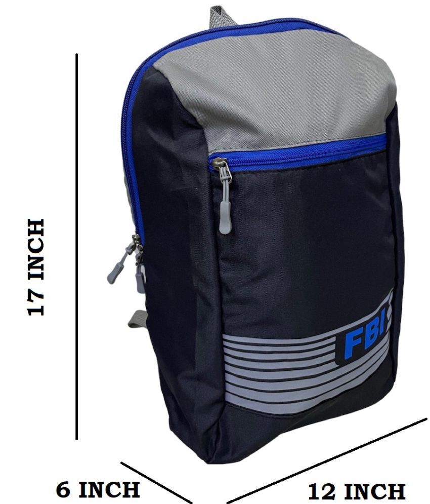 Fabco 18 Ltrs Assorted School Bag for Boys & Girls
