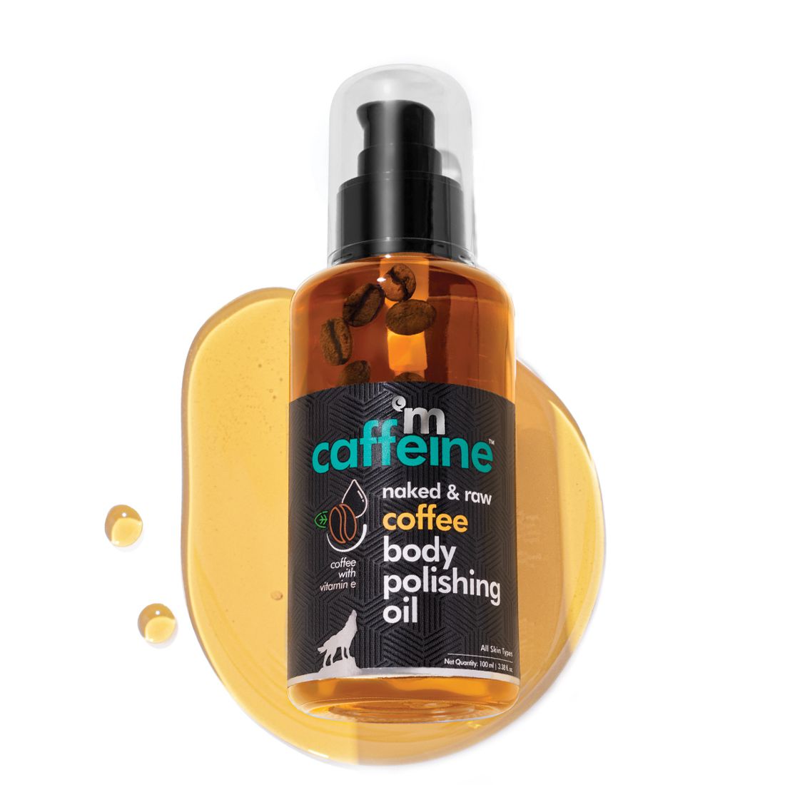     			mCaffeine Coffee Body Polishing Oil for Natural Glowing Skin (100 ml)
