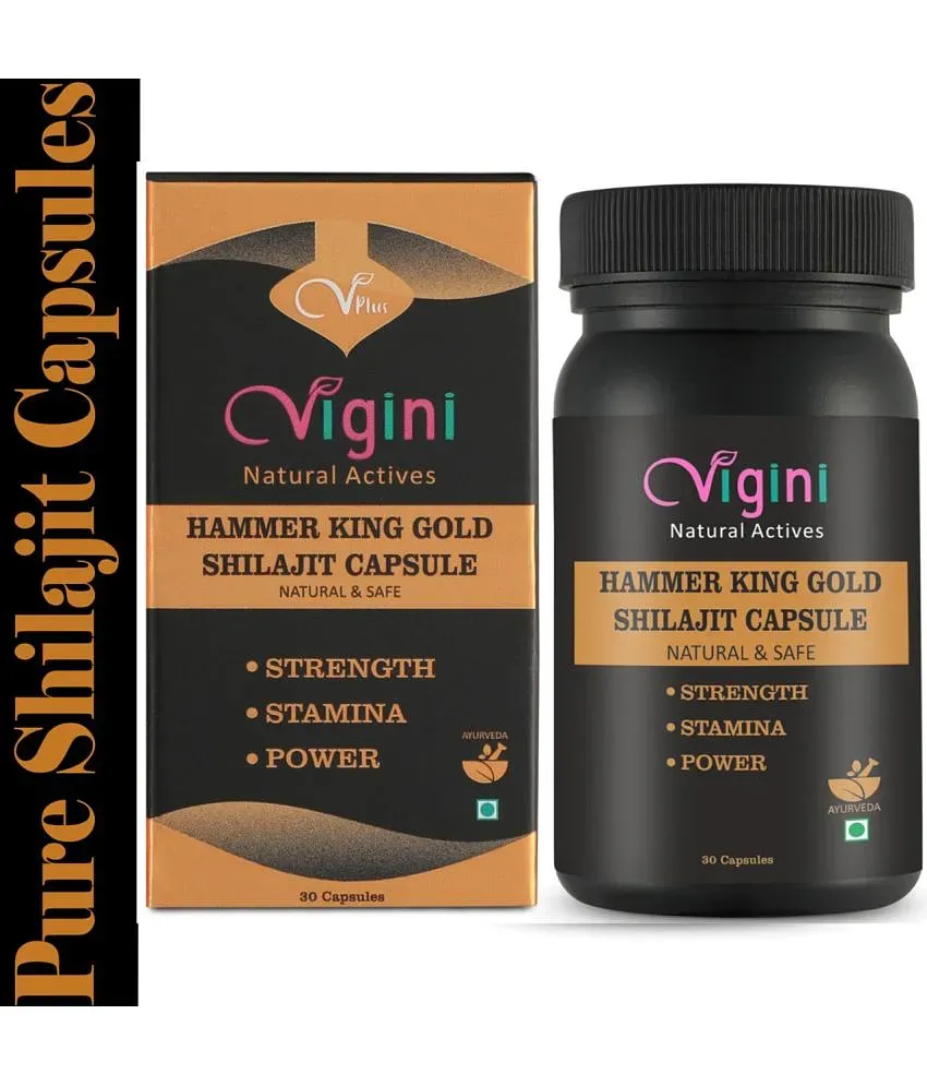 Vigini Hammer King Gold Pure Shilajit Natural Ayurveda Capsule Penis Enlargement Dick Size Power Stamina Boo ster ascCream Gel Oil Spray bigger