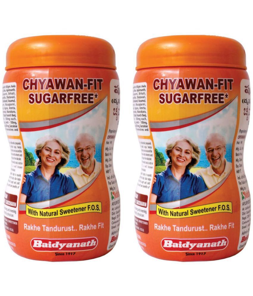     			Baidyanath Chawan-Fit Sugar Free Chywanaprash, Immunity Booster - 1 Kg (PACK OF 2)