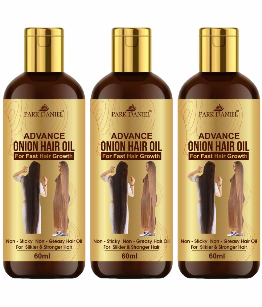     			Park Daniel Advance Onion Hair Oil-For Hair Growth & Reduces Hairfall 180 mL Pack of 3