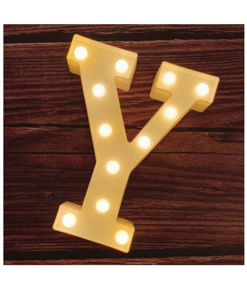     			MIRADH LED Marquee Letter Light,(Letter-Y) LED Strips