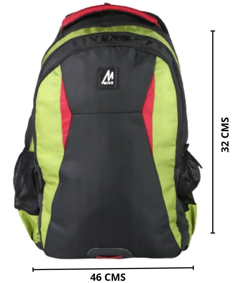     			MIKE 20 Ltrs Multi Color Polyester College Bag