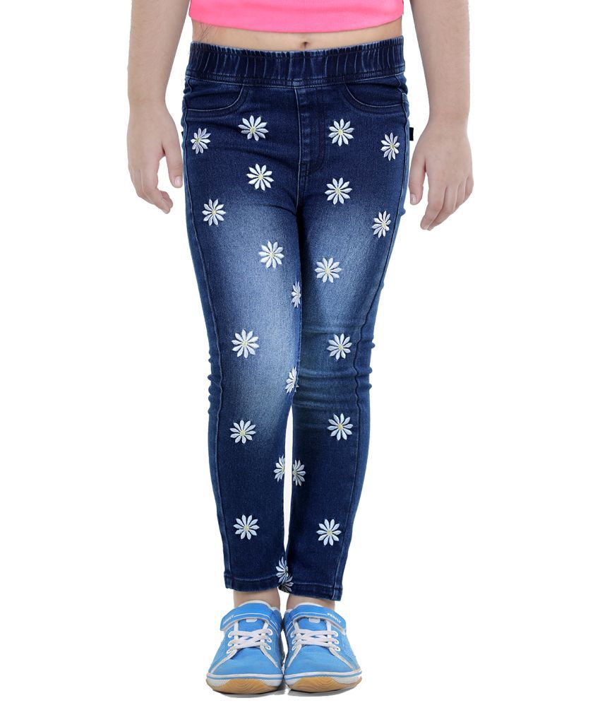 Naughty Ninos Girls Floral Emboidered 